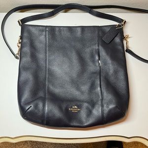 Coach navy blue purse